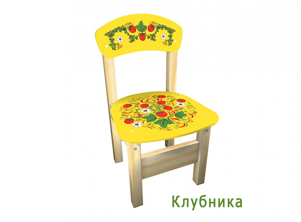 Стульчик детский из массива дерева фото 2
