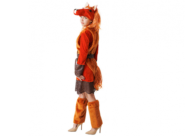 Костюм (взрослый – женский) «Лошадка» Новогодний с доставкой в г. Котовск фото 1